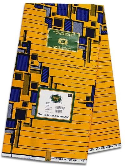 VBH1341 | Yellow | Vlisco Wax Hollandais