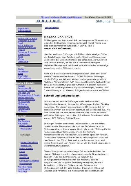 Frankfurter Rundschau - Wau …