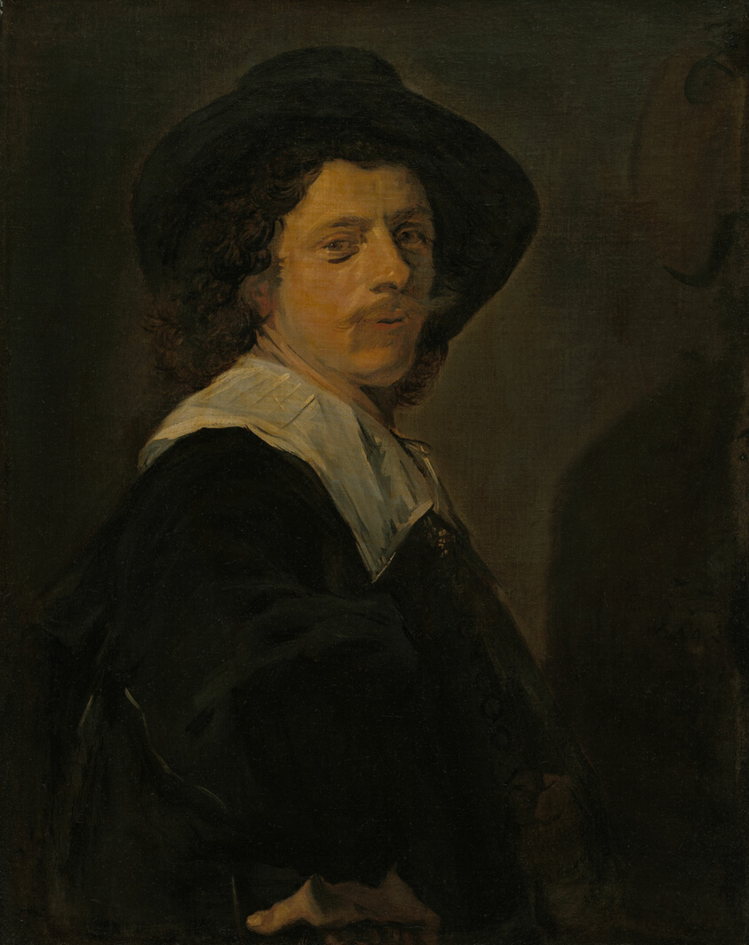 Portrait of an Artist (1644) // Follower of Frans Hals (Dutch, 1582–1666)